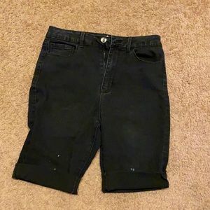 Black shorts